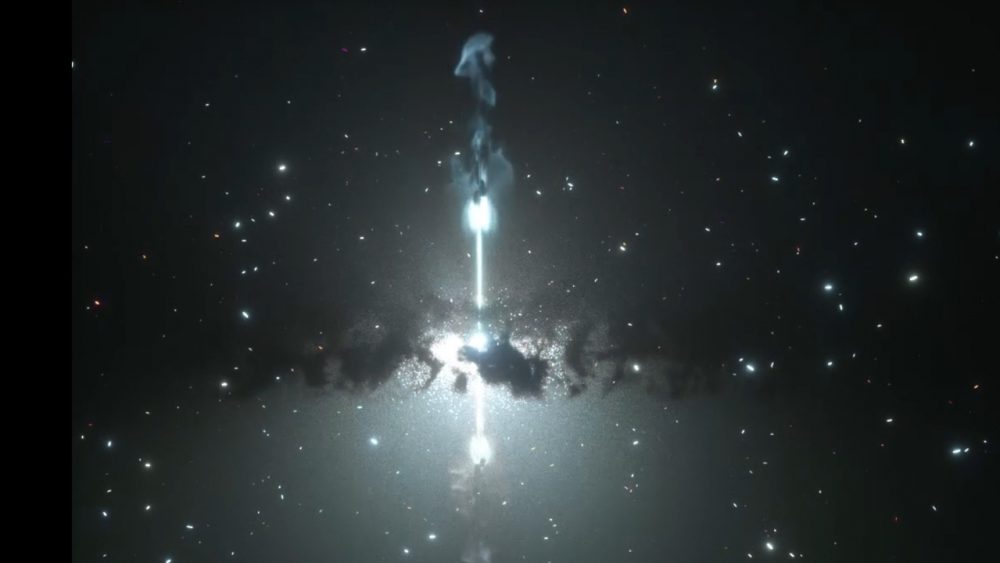Multimessenger-Galaxie